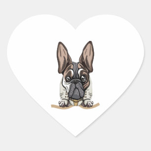 Adesivo Coração Cachorro Engraçado Pocket Puppy para Cachorro Adol