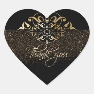 Adesivo Coração Calcomanía en forma de corazón negro con purina