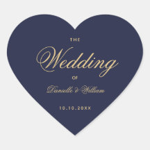 Caligrafia Elegante De Ouro Azul marinho