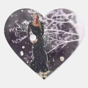 Adesivo Coração Calma dentro