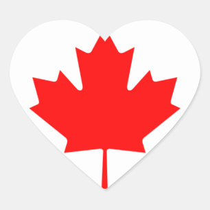 Adesivo Coração canadá