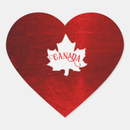 ADESIVO CORAÇÃO CANADÁ CHRISTMAS