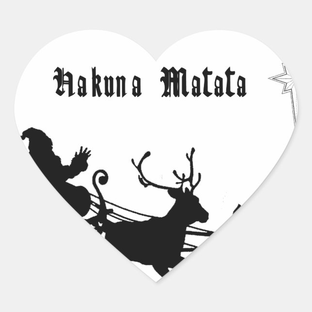 Adesivo Coração Cantando ao longo do Natal - Caróis e Alegria Fest (Frente)