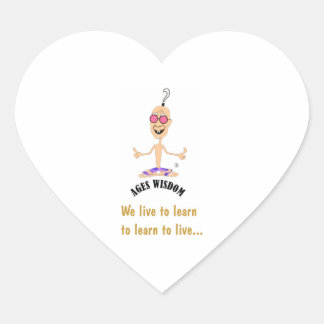 Adesivo Coração capacitação de sabedoria