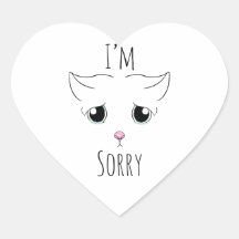 Cara de Gato Triste: Desculpe