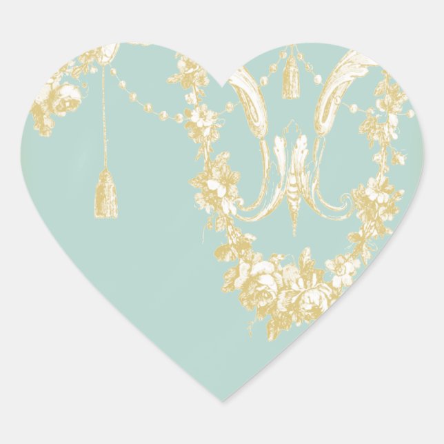 Adesivo Coração Caramelo de Envelope Georgiana (Marie Antoinette B (Frente)