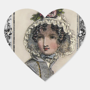 Adesivo Coração Caroline