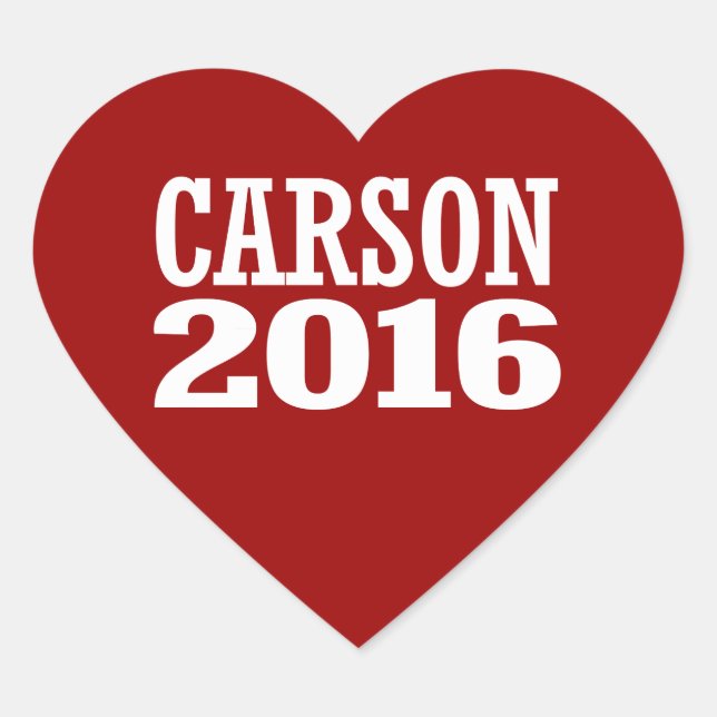 ADESIVO CORAÇÃO CARSON 2016 (Frente)