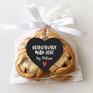 Adesivo Coração Casa Branca Preta Personalizada Com Amor