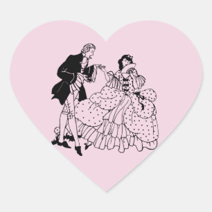 Adesivo Coração Casado Eu Casal Vitoriano ama Arte Silhueta