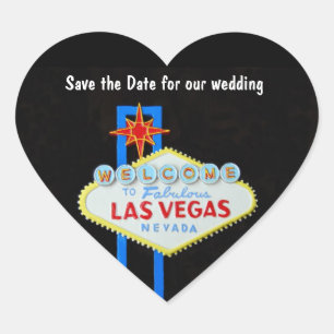 Adesivo Coração Casamento Em Forma De Coração Em Las Vegas