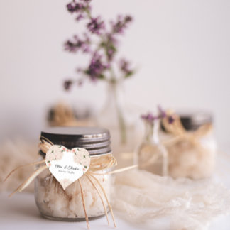 Adesivo Coração Casamento Romântico de Flor Rosa-Rosa-Rosa-Esmagad