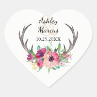 Casamento Rustic Boho Floral Antlers
