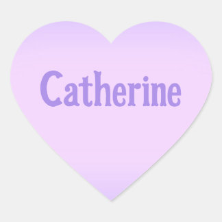 Adesivo Coração Catherine Lavanda Rosa
