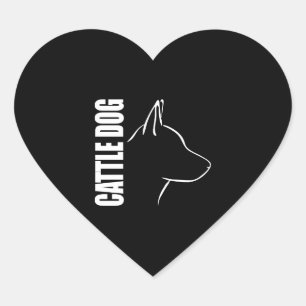 Adesivo Coração Cattle Perfil da mãe