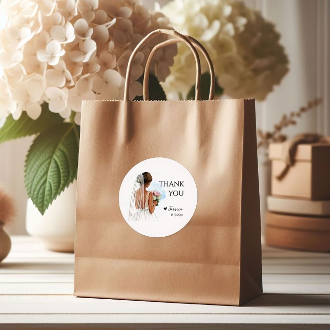 Adesivo Coração Chá de panela Afro-Americano (Criador carregado)