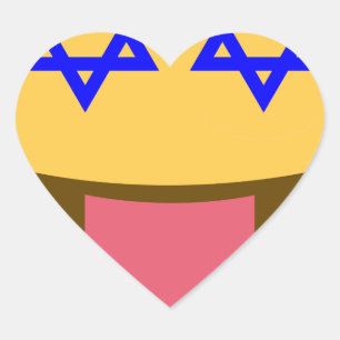 Adesivo Coração chanukkah hanukkah emoji