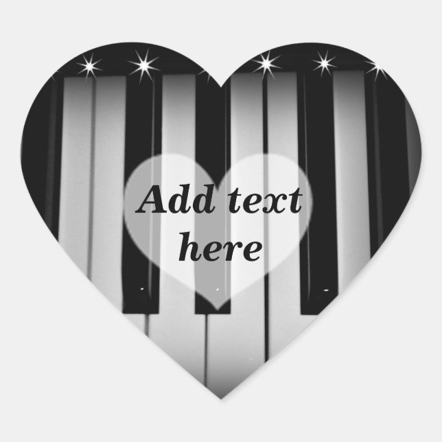 Adesivo Coração Chaves de Amor_ (Frente)