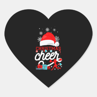 Adesivo Coração Cheerhead Christmas Cheerhead