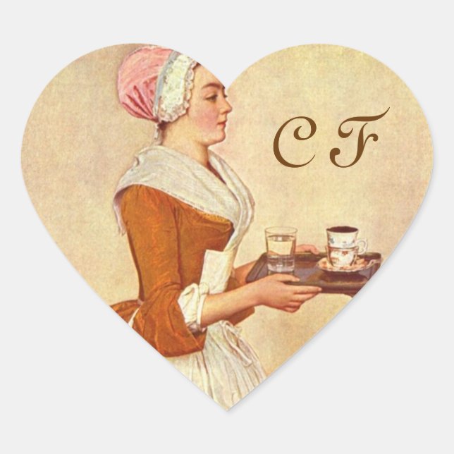 ADESIVO CORAÇÃO CHOCOLATE FONDUE JANTO PARTE INICIAL MONOGRAMA (Frente)