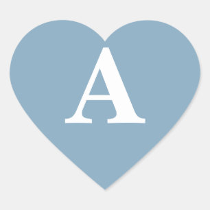 Adesivo Coração Chuve Branco Monogramas Simples Festa de Noiva