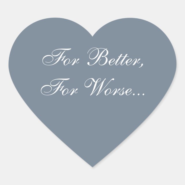 Adesivo Coração Cinza de Tabulação de Convite Personalizado (Frente)