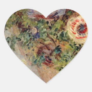 Adesivo Coração Claude Monet - Vida Estática com Presentes de Dest