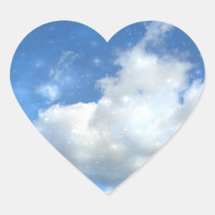 Adesivo Coração Cloud Sparkles Heart Sticker