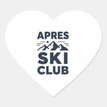 Clube Apres Ski Logotipo da Montanha - Inverno Mas