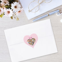 Colagem de Foto Cardíaca Semelhante, Cor-de-Rosa,