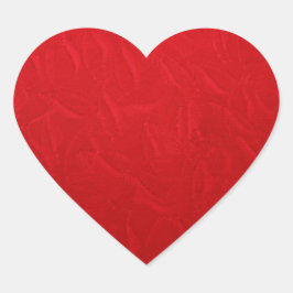 Adesivo Coração Colas de Coração Vermelha