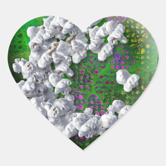 Adesivo Coração Coleção Popcorn Lover (Frente)