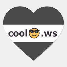 Adesivo Coração cool