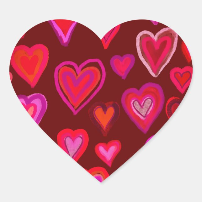 Adesivo Coração coração (Frente)