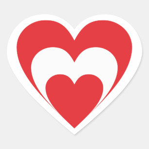 Adesivo Coração Coração Áustria heart Austria