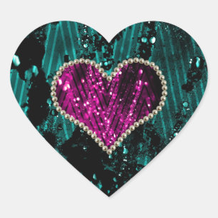 Adesivo Coração Coração da pérola