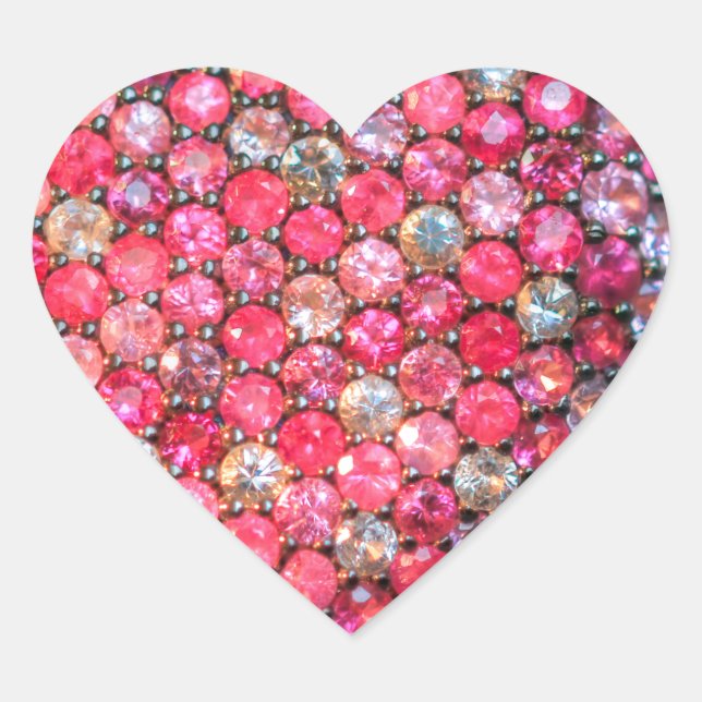 Adesivo Coração Coração de Amor com Namorados Cinza Rosa Glamor (Frente)