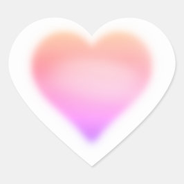 Adesivo Coração coração rosa