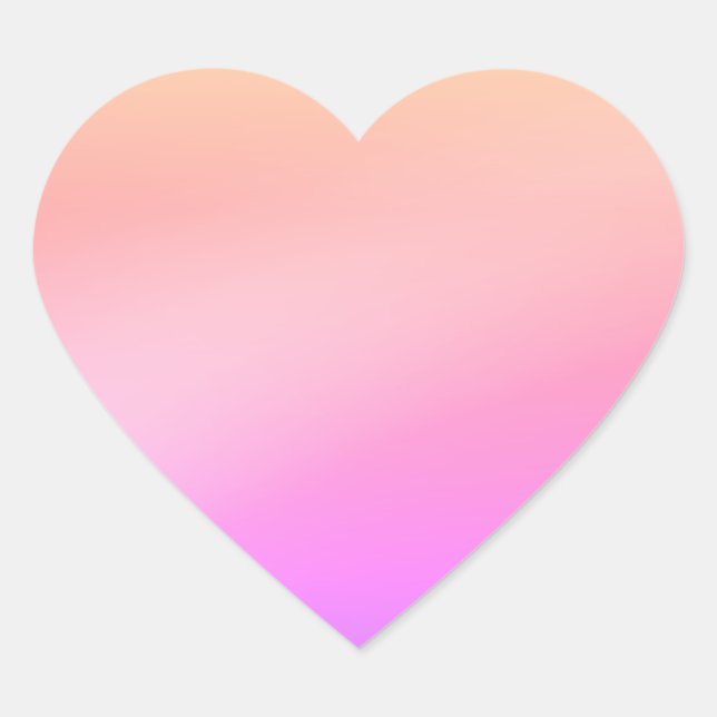 Adesivo Coração coração rosa (Frente)