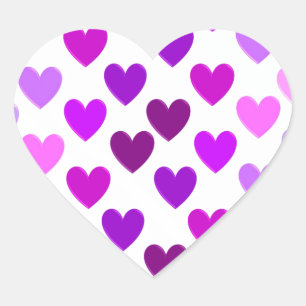 Adesivo Coração corações de amor valentine romântico monocromático