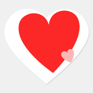 Adesivo Coração Corações do amor