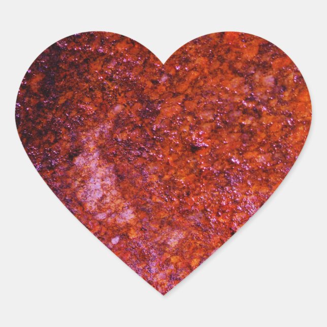 Adesivo Coração coral rosa (Frente)