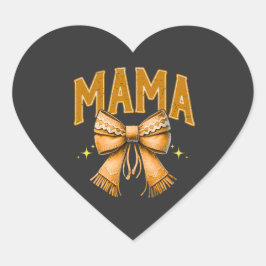 Adesivo Coração Cowgirl Mama - Stickers Ocidentais