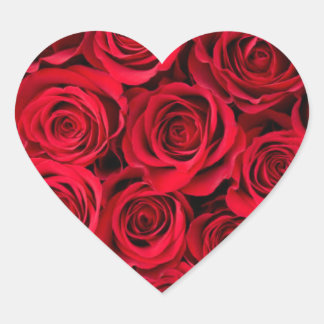 Adesivo Coração "Crafting Love: Rosa Flower Heart Sticker design