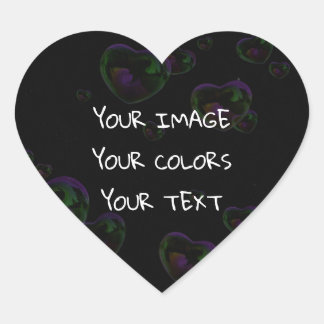 Adesivo Coração Crie um Personalizado