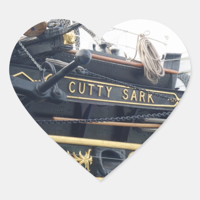Adesivo Coração Cutty Sark Heart Sticker (Frente)