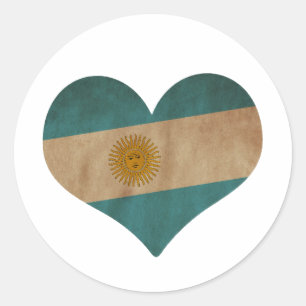 Adesivo Coração da Argentina