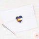 Adesivo Coração da bandeira de Colorado (Envelope)