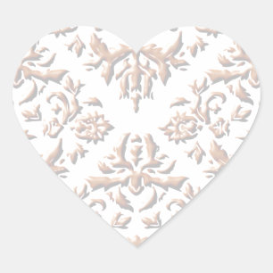 Adesivo Coração Damas 3D