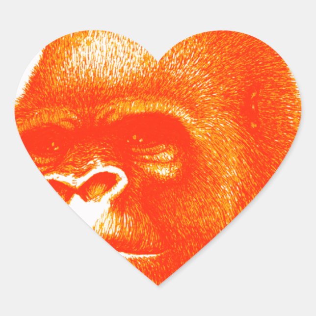 ADESIVO CORAÇÃO DAWN GORILLA (Frente)